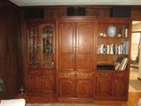Outstanding Entertainment Center and bookcases