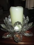 Chrystal Prism Candle Holder