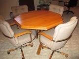 Oak Table and Chairs