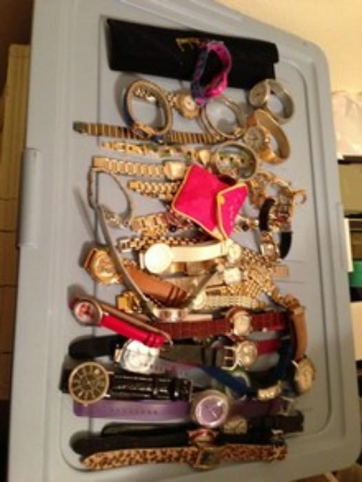 costume jewelry and watches