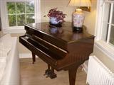 CHALLEN MAHOGANY GRAND PIANO (CIRCA 1938) IVORY KEYS IN WONDERFUL CONDITION.