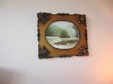 Antique Oil Painting In Lovely Antique Frame