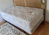 Sealy Posturepedic "Victory" Plush Pillowtop twin size mattress & box spring - in great condition.  (Metal frame not included - goes with king-size headboard)