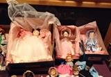 Madame Alexander dolls in original boxes:  Bride #1570, Pinkie #1350 & Blue Boy #1340.  All in great condition!