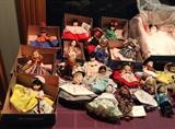 We have 45+ Madame Alexander dolls, most with original hang tags & some with original boxes.  All in great condition!