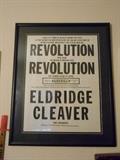 Framed Eldridge Cleaver Poster REVOLUTION!
