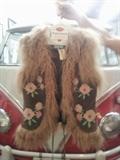 Vintage shaggy vest
