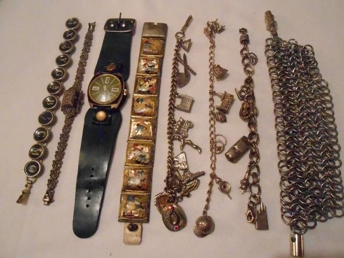 Vintage watch and jewelry