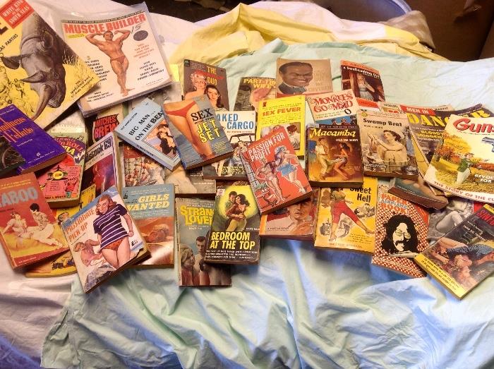 Vintage mags and pulp