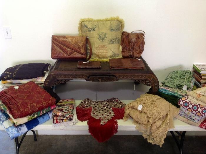 Vintage Fabrics and Lace, Souvenir Pillow