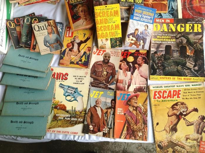 Crazy collection of old mags