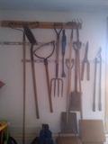 Some of our client's garden tools.