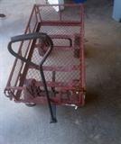 Four-wheeled garden utility cart
