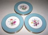 Set of 12 Hand Painted Copeland's Spode Botanical Service Plates