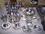 Sterling Silver Goblets, Plates, & Dishes
