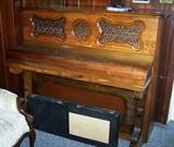 Piano & 1960s Silvertone 1448 Guitar & Amp in Case