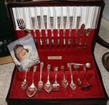 Set of Coronation Silver Plate Flatware