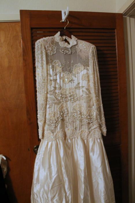 2 Wedding Dressings and other beaded gowns