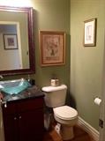 Decorative Prints in Powder Room