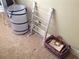 Clothes Hamper, Towel Warming Rack, Baskets. And Purses