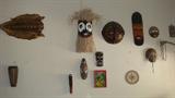 african masks and decor
