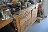if this lovely tool bench can fit through the door it is for sale