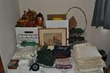holiday decor, some vintage linens