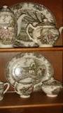 Johnson Bros. Friendly Village China - service for 12 - great serving pcs!