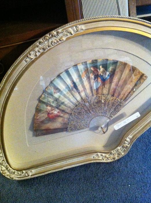                                       framed fan