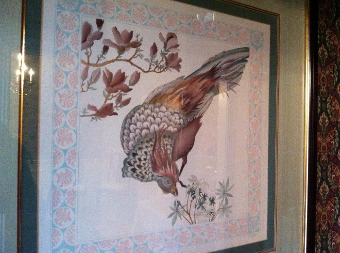                                      framed bird