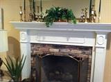     fireplace accessories; brass candle stick collection