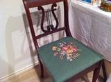                                               lyre back chair