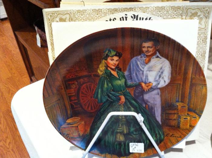                             Gone with the Wind plates