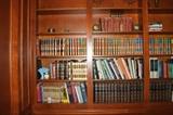 Sets of books in family room