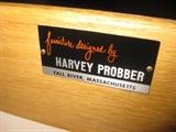 Rosewood Decagon Dry Bar Harvey Probber designor label