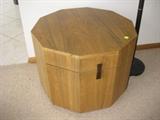Rosewood Decagon Dry Bar End Table by Harvey Probber