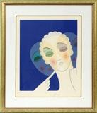 Lot#2025, ROMAN DE TIRTOFF ERTE, SERIGRAPH, A/P H 21" W 17" THREE FACES,Artist Proof.