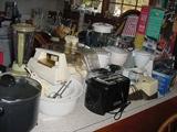 Some of the many small kitchen appliances