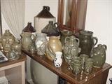 More of the pottery including various Meadors potters