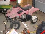 One of the child size 4-wheelers