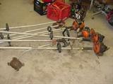 A few of the power weedeaters, 