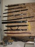 Some of the swords displayed