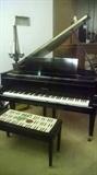 Beautiful black Howard Baby Grand Piano