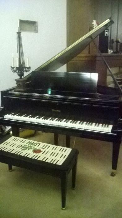 Beautiful black Howard Baby Grand Piano