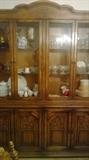 American by Martinsville Lighted China Hutch