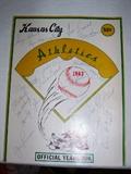1963 Kansas City Athletics Yearbook with numerous autographs