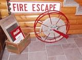 FIRE HOSE AND ESCAPE SIGN