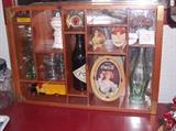 100TH COCA COLA ANNIVERSARY DISPLAY CASE WITH 13 ITEMS 