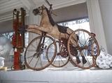 ANTIQUE RIDING HORSE