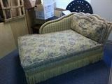 Beautifully upholstered chaise lounge